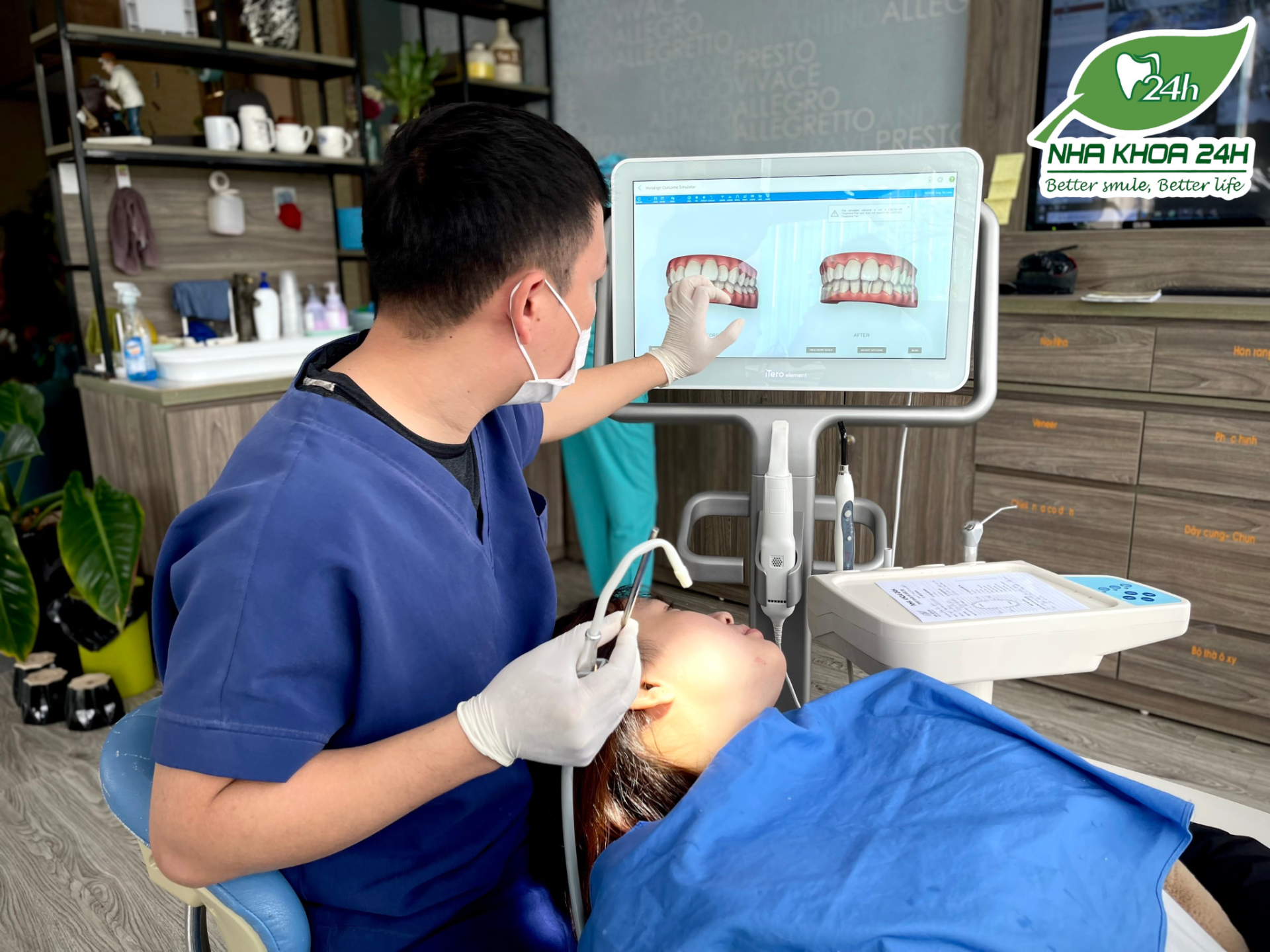 Công nghệ lấy dấu răng kỹ thuật số bằng máy Itero hiện đại 