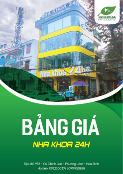 BẢNG GIÁ NHA KHOA 24H