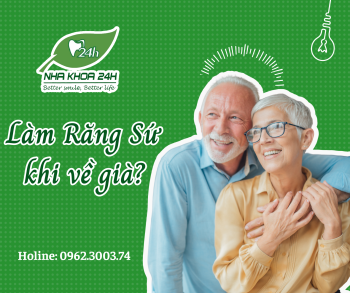 Làm răng sứ về già có sao không? Có an toàn không?