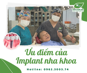 ƯU ĐIỂM CỦA IMPLANT NHA KHOA