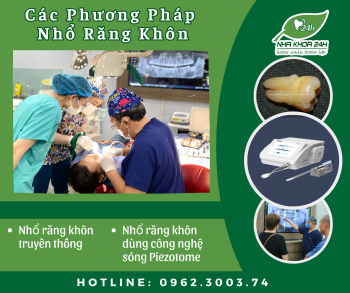 CÁC PHƯƠNG PHÁP NHỔ RĂNG KHÔN