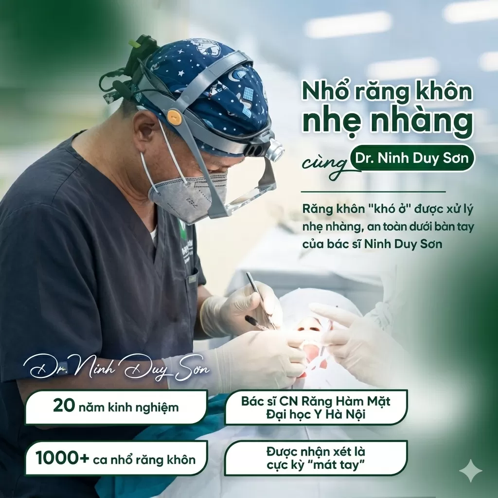 Nhổ Răng Khôn Nhẹ Nhàng Cùng Bác Sĩ Ninh Duy Sơn