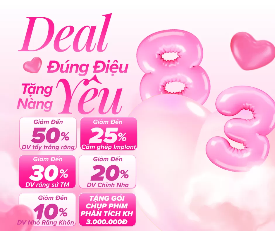 ? CHƯƠNG TRÌNH SIỂU ƯU ĐÃI 10 NGÀY VÀNG – KIẾN TẠO NỤ CƯỜI MỚI  ⏰ Thời gian áp dụng: Từ 05/03 đến hết 15/03/2026