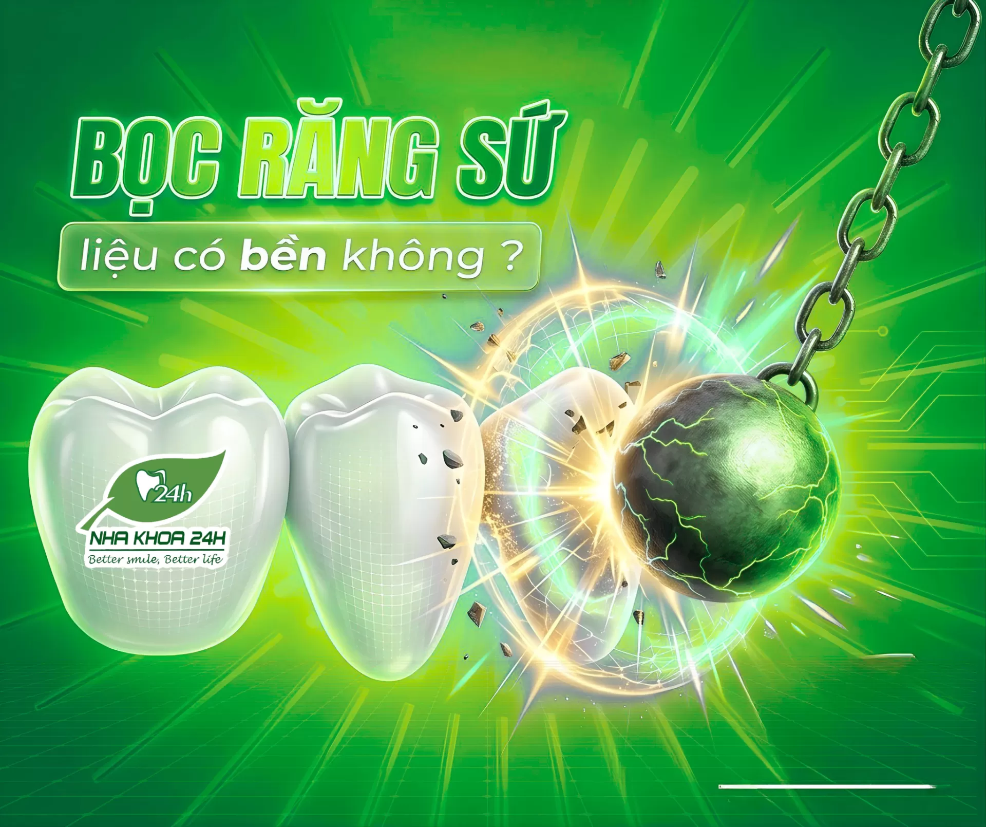 BỌC RĂNG SỨ LIỆU CÓ BỀN KHÔNG?